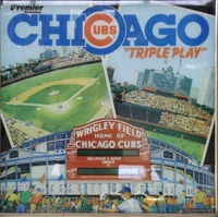 Image # 55076: Chicago Cubs &quot;Triple Play&quot; Backglass