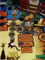 Image # 32313: Pirates of the Caribbean Prototype - Playfield Detail 
(This is a pre-production test game.)