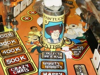 Image # 33632: Family Guy Prototype - Playfield Detail