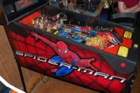 Image # 34604: Spider-Man� Prototype - Cabinet - Left 
(Photo is of a prototype game out on test.)