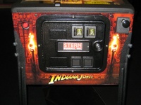 Image # 42320: Indiana Jones Sample Game - Cabinet - Front 
(Serial number E 216297.)