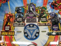 Image # 45187: Iron Man Playfield - Detail 
(Serial number E 225266.)