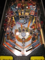 Image # 44115: Iron Man Sample Game - Playfield 
(Serial number E 225185.)