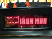 Image # 45175: Iron Man European Version Red DMD 
(Serial number E 225266.)