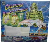 Image # 31693: Creature from the Black Lagoon Original Artwork Proposal 
(Artist is Kevin O'Connor.Color markers on paper.Dimensions 48 cm (width) x 43 cm (height).This is a copy of the original artwork proposal. A black and white cut-out was placed in the upper left corner.)