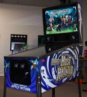 Image # 62270: America's Most Haunted Cabinet - Animated Blue 
(The game is shown here with a prototype backglass.)