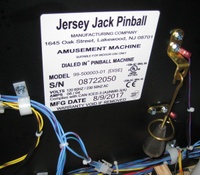 Image # 70860: Dialed In! (Standard Edition) Manufacturer Sticker 
(Serial number 08722050.)