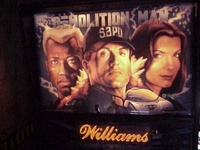 Image # 31614: Demolition Man Illuminated Backglass