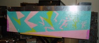 Image # 41651: Doodle Bug Cabinet - Right 
(The legs have been removed, revealing the original unfaded pink color.)