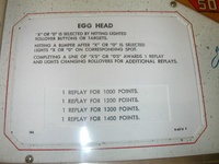 Image # 18493: Egg Head Instruction Card