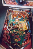 Image # 25905: Eight Ball Deluxe Early Production Plastic Playfield 
(Serial number 1007.)