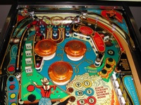 Image # 58773: Eight Ball Deluxe Prototype Game - Upper Playfield 
(Serial number EED9201.)