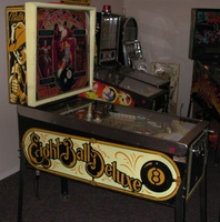 Image # 58783: Eight Ball Deluxe Prototype Game - Cabinet - Left 
(Serial number EED9201.)