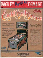 Image # 7788: Eight Ball Deluxe Limited Edition Flyer 
(The distributor, C.A. Robinson, was in business from 1936 to 2011.)