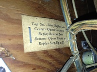 Image # 55116: El Paso Replay Unit Label 
(This label identifies each switch in the switch stack. Serial number 12325.)