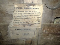 Image # 55113: El Paso Meter Plug Adjustment 
(This is located on the inside of the coin door. Serial number 12325.)