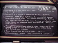 Image # 26287: Fire! Instruction Card