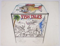 Image # 70435: Fish Tales Original Concept Artwork 
(Artist is Python Anghelo.Pencils on art paper.Dimensions 17 1/2 inches by 13 1/2 inches.)