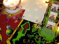 Image # 34739: Flash Gordon Engineering Prototype Playfield - Detail