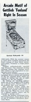 Image # 40587: Fun Land Cash Box Article 
(Cash Box, May-11-1968, page 69)